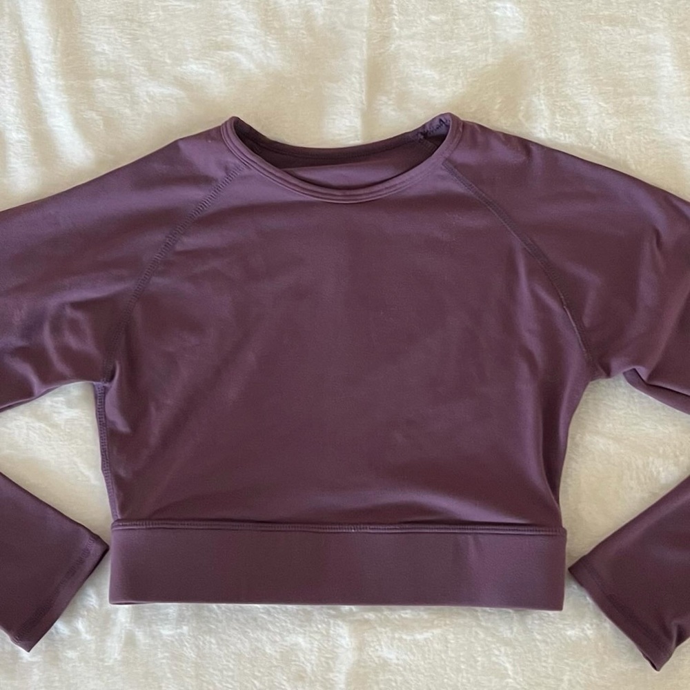 AYBL core long sleeve crop top